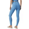 Vuori Women's Clean Elevation Legging in Isle Blue Heather back