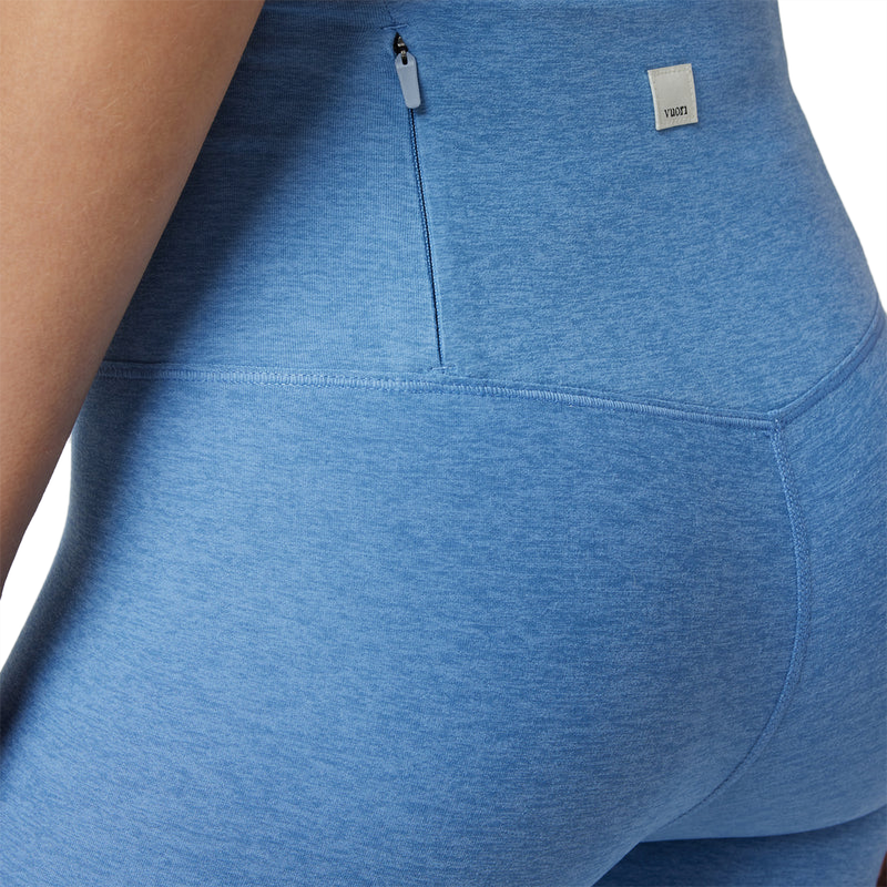 Women's Clean Elevation Legging, Vuori Women's Clean Elevation Legging in Isle Blue Heather back