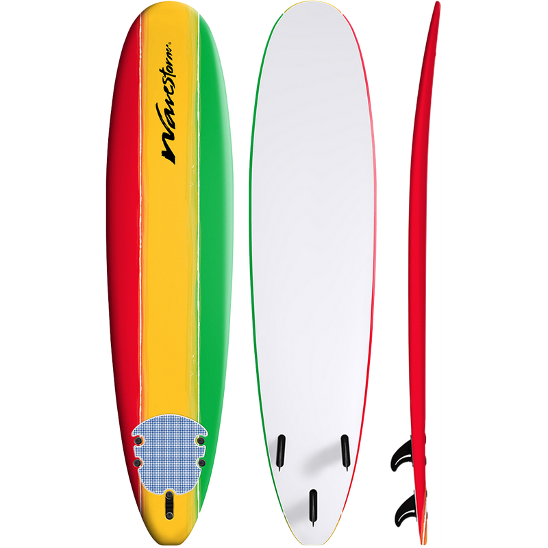 Wavestorm 8'0 Classic Surfboard with Leash, Featured Image