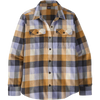 Patagonia Women's Long Sleeve Midweight Fjord Flannel Shirt in Goods Dried Mango