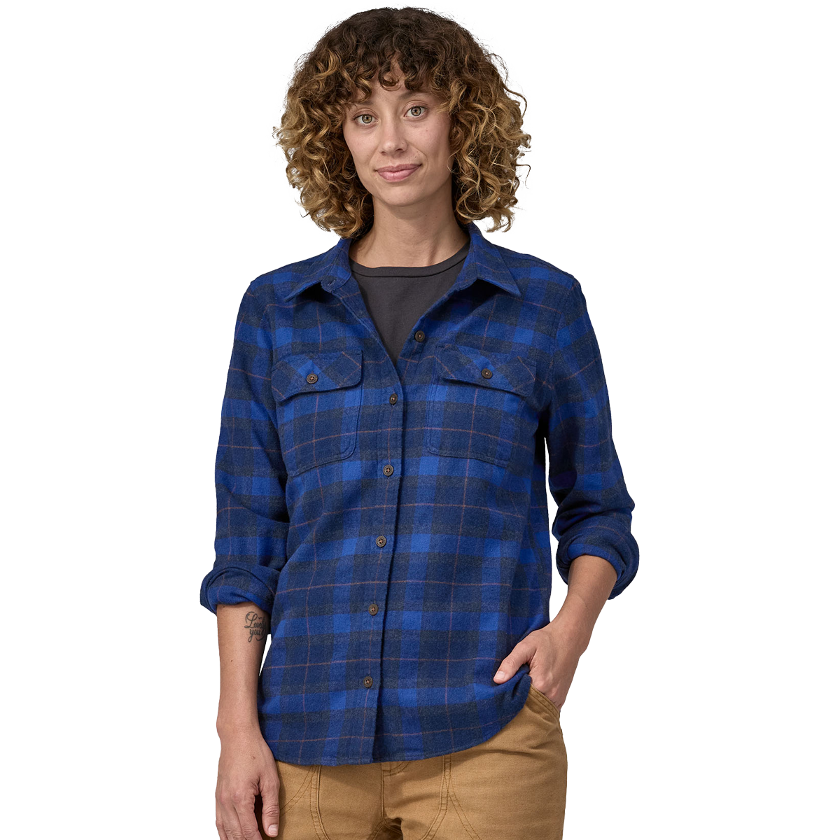 Women's Long Sleeve Midweight Fjord Flannel Shirt alternate view