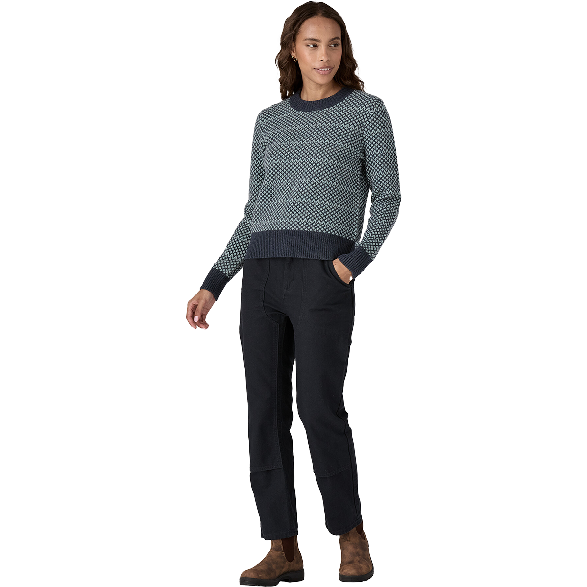 Women's Recycled Wool Crewneck Sweater alternate view