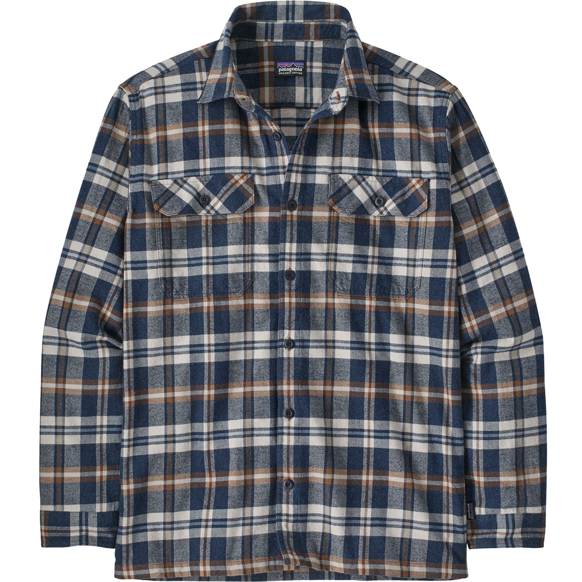 Men's Long Sleeve Organic Cotton Fjord Flannel Shirt alternate view