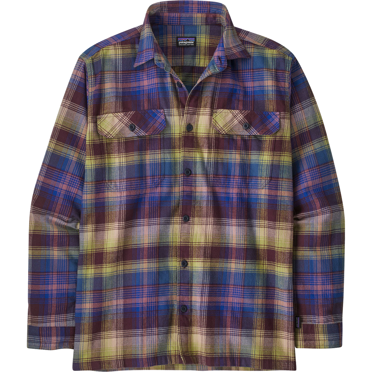 Men's Long Sleeve Organic Cotton Fjord Flannel Shirt alternate view