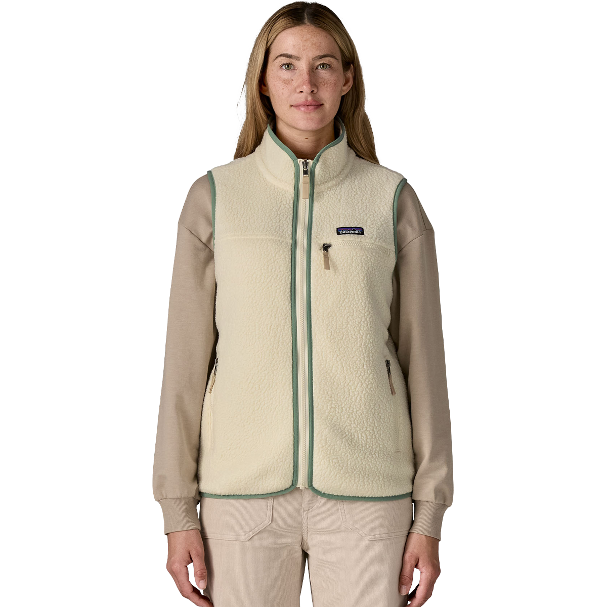 Women's Retro Pile Fleece Vest alternate view