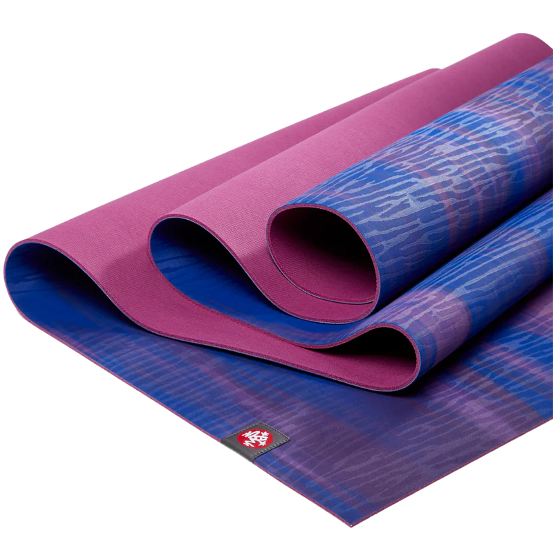 eKO Lite Yoga Mat 4mm, Manduka eKo Lite Yoga Mat 4mm Amethyst Marble folded