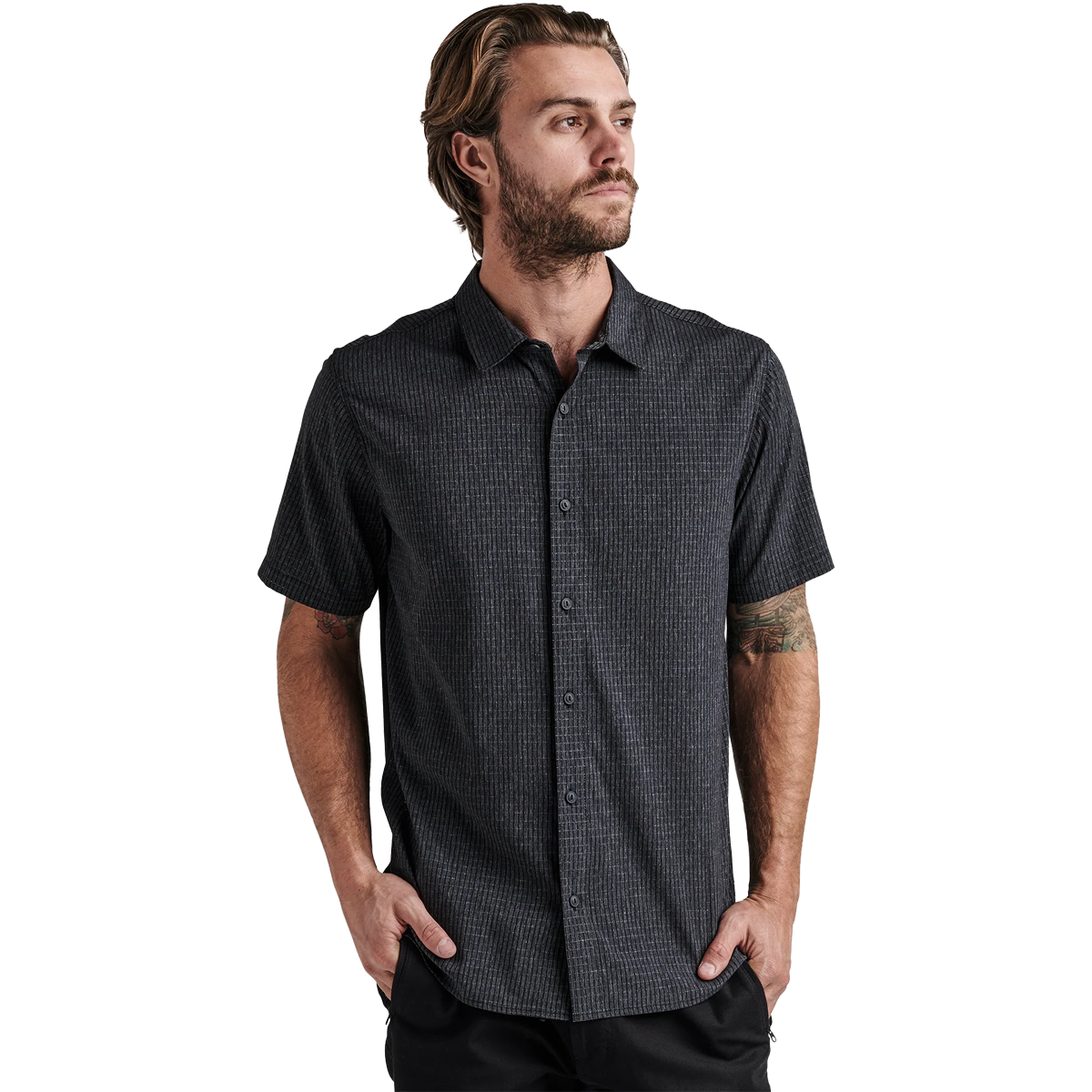 Men's Bless Up Short Sleeve Breathable Stretch Shirt alternate view