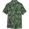 Roark Men's Bless Up Short Sleeve Breathable Stretch Shirt in Jungle Green