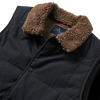 Roark Men's Livingston Vest in Dark Navy collar
