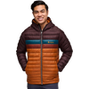 Cotopaxi Men's Fuego Hooded Down Jacket in Coffee and Sienna