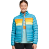 Cotopaxi Women's Fuego Down Jacket in Poolside Stripes
