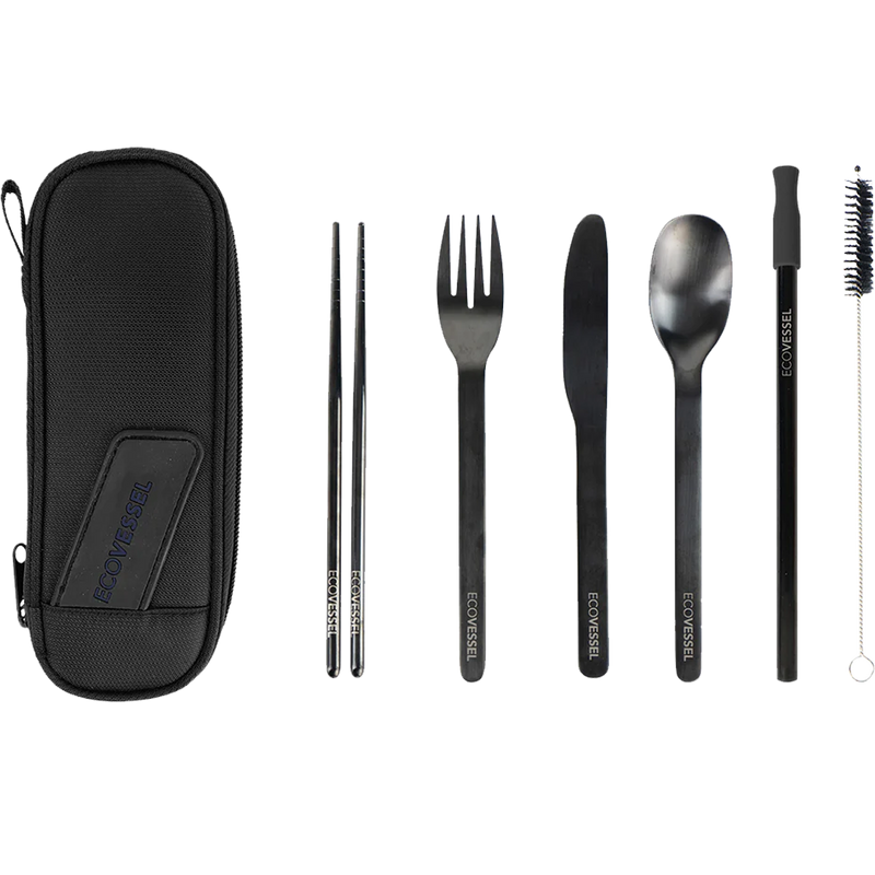 Wanderware 6-Piece Reusable Stainless Steel Utensil Set, Featured Image