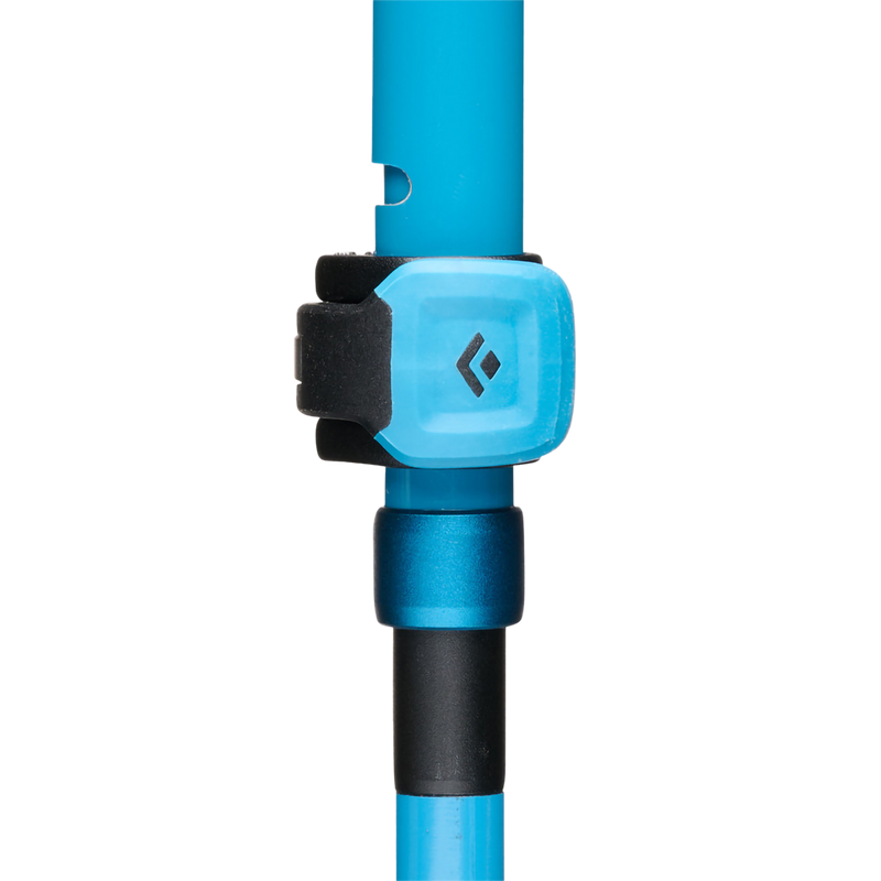 Distance Carbon FLZ Poles, Black Diamond Distance Carbon FLZ Poles in 4007-Desert Sky flicklock mechanism