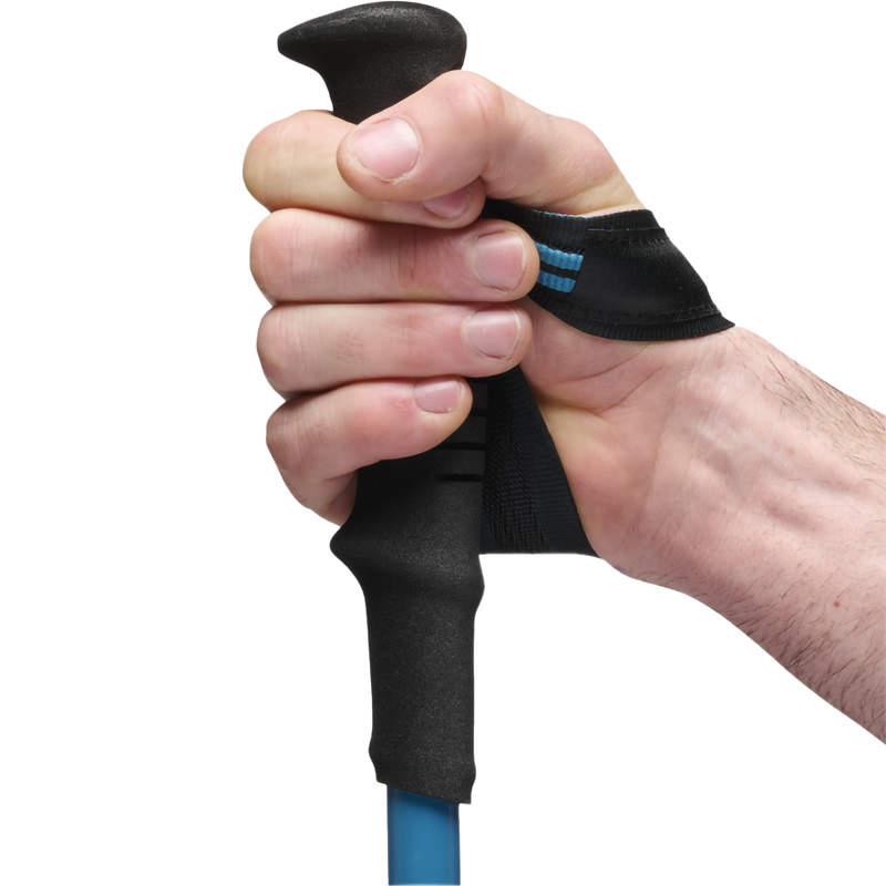 Distance Carbon FLZ Poles, Black Diamond Distance Carbon FLZ Poles in 4007-Desert Sky handle with model