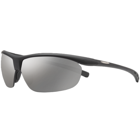 Zephyr - Matte Black/Silver Polarized Mirror