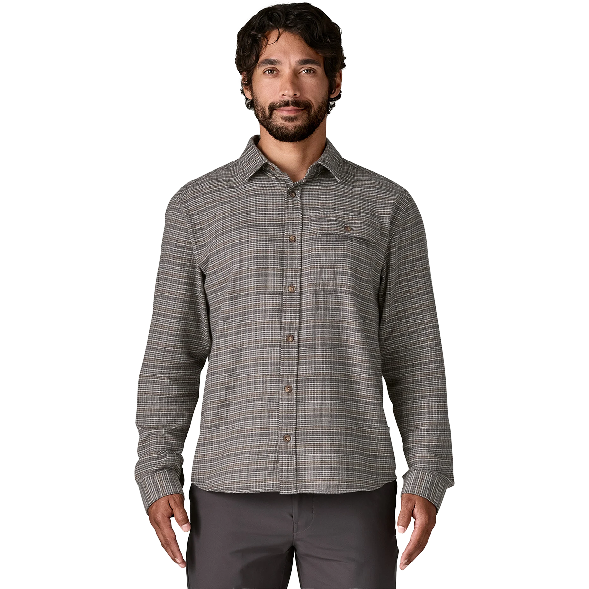 Men's Long-Sleeved Lightweight Fjord Flannel Shirt alternate view