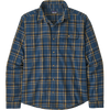 Patagonia Men's Cotton in Conversion Lightweight Fjord Flannel Shirt in  Major/Tidepool Blue