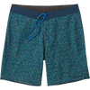 Patagonia Hydropeak Boardshort 18" in Sea Texture: Tidepool Blue