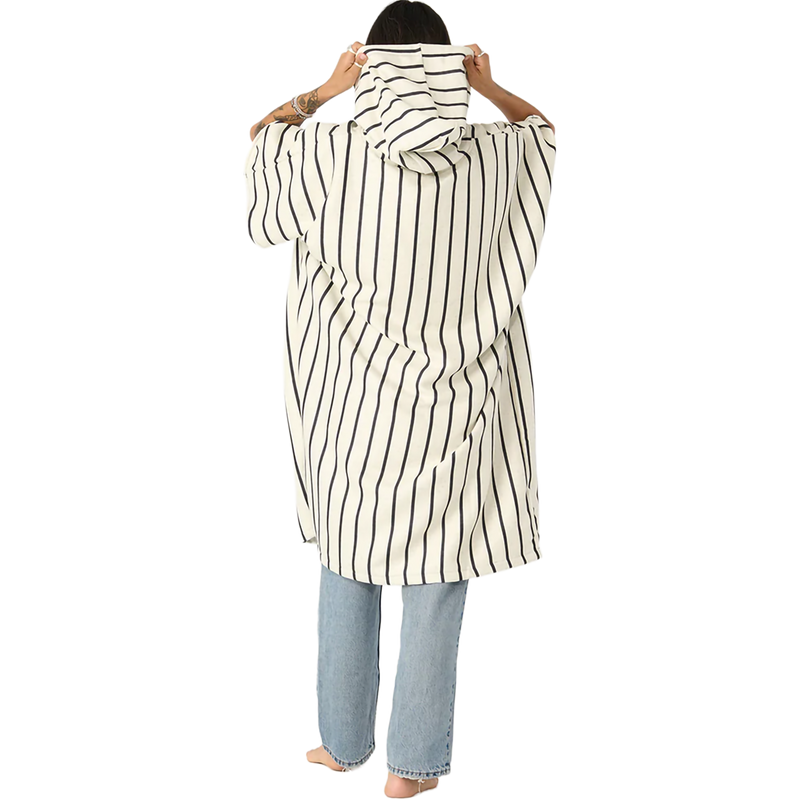 Quick Dry Poncho, Slowtide Quick Dry Poncho in Koko Cream back