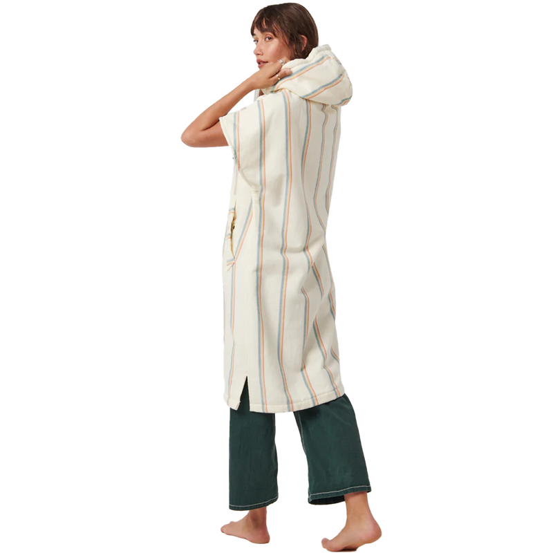 Fouta Lightweight Turkish Poncho, Slowtide Changing Poncho back