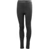 Helly Hansen Youth Lifa Merino Midweight Base Layer Set in 991 Black bottom front