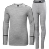Helly Hansen Youth Lifa Merino Midweight Set in Grey Melange