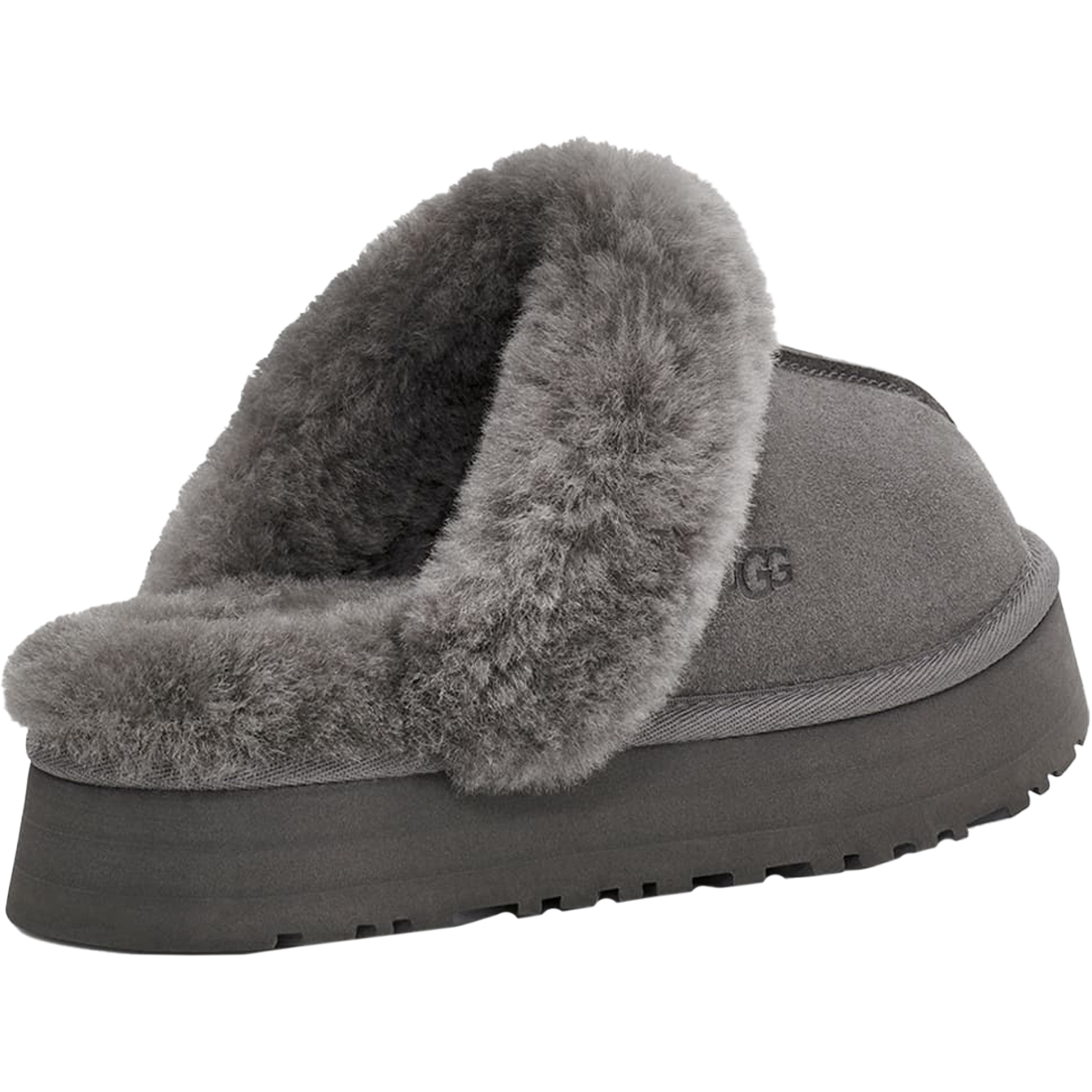 Womens grey ugg sales slippers