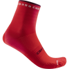 Castelli Women's Rosso Corsa 11 Sock in Hibiscus