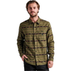 Roark Men's Nordsman Light Long Sleeve Flannel in Antico Military front