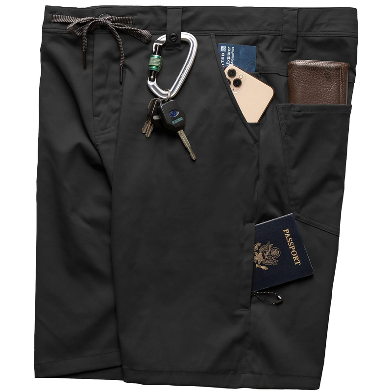 Men's Everywhere Hybrid Short, 686 Men's Everywhere Hybrid Short in Charcoal pockets