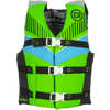 O'Brien Watersports Youth Nylon Type II Vest in Green
