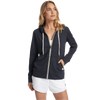 Vuori Women's Halo Performance Hoodie 2.0 in HMD-Midnight Heather front