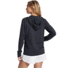 Vuori Women's Halo Performance Hoodie 2.0 in HMD-Midnight Heather back