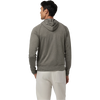 Vuori Men's Ponto Performance 1/2 Zip Hoodie HWG Warm Grey Heather back