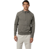 Vuori Men's Ponto Performance 1/2 Zip Hoodie HWG Warm Grey Heather front