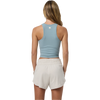 Vuori Woman's Pose Plyo Tank in MIT Mist back