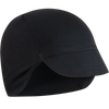 Pearl Izumi Thermal Cycling Cap in black with bill flipped down