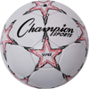 Champion Sports Viper Soccer Ball in Red