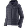 Patagonia Women's Down Sweater Hoody in Smolder Blue