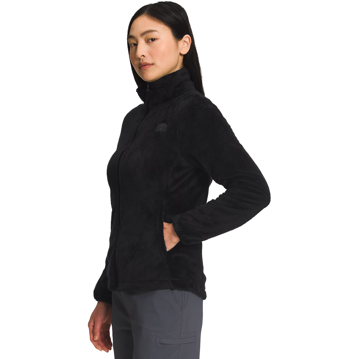 The north face women's osito 2 fleece jacket black deals