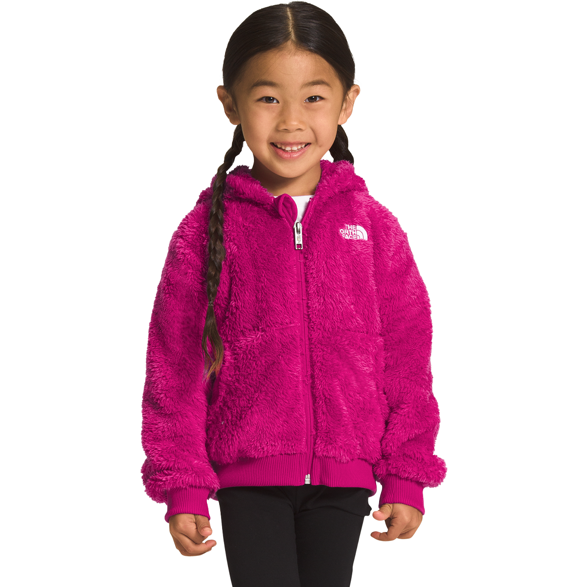 The NORTH FACE OSO OSITO Hoodie Ultra Soft Fleece Jacket Lavender girls L  14/16 