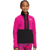 The North Face Youth Teen Glacier 1/2 Zip Pullover in Fuschia Pink