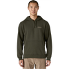 Patagonia Men's Boardshort Logo Uprisal Hoody in BSNG Basin Green front