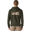 Patagonia Men's Boardshort Logo Uprisal Hoody in BSNG Basin Green back