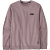 Patagonia Men's 73 Skyline Uprisal Crew Sweatshirt in Stormy Mauve