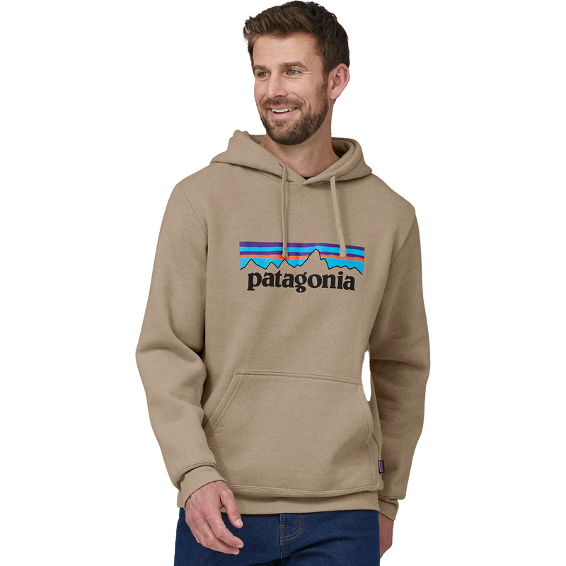 P-6 Logo Uprisal Hoody, Patagonia Men's P-6 Logo Uprisal Hoody front on man