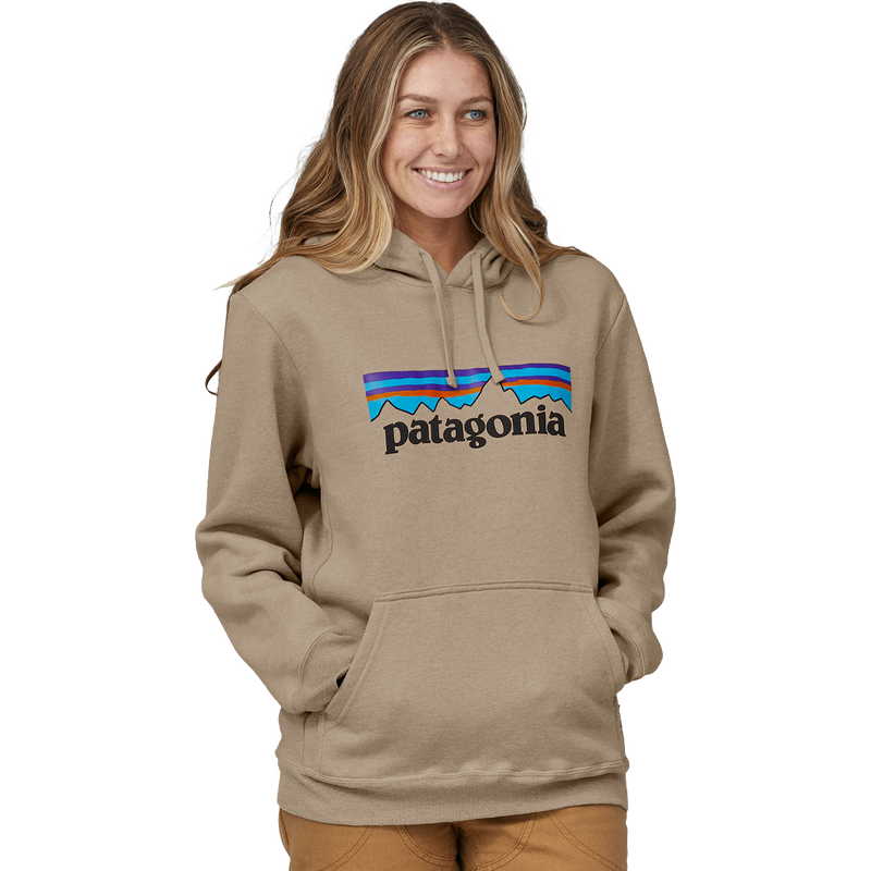 P-6 Logo Uprisal Hoody, Patagonia Men's P-6 Logo Uprisal Hoody front on woman