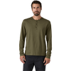 Patagonia Men's Organic Cotton Lightweight Henley in Basin Green front