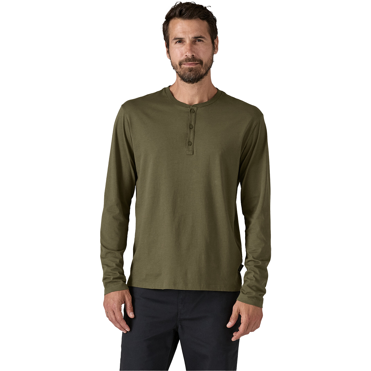 Men's Organic Cotton Lightweight Henley alternate view