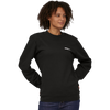 Patagonia Men's P-6 Logo Uprisal Crew Sweatshirt front on woman